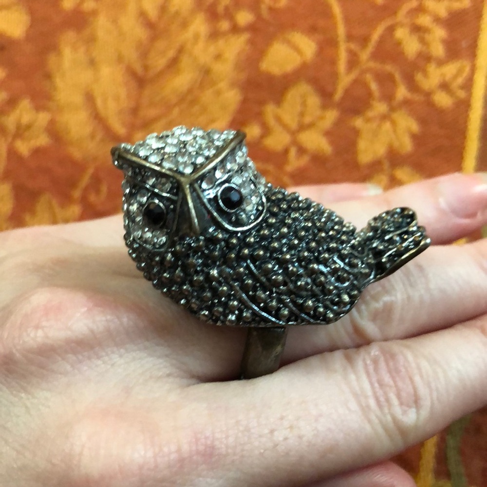 🦉 9 piece Vintage OWL Jewelry Lot 🦉 - Picture 2 of 8